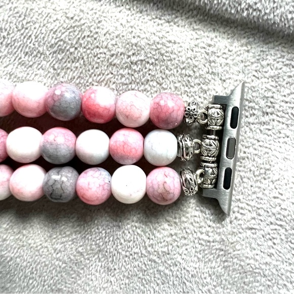 Cape Diablo Pastel Love Stretch Apple Watch Strap - Picture 5 of 6